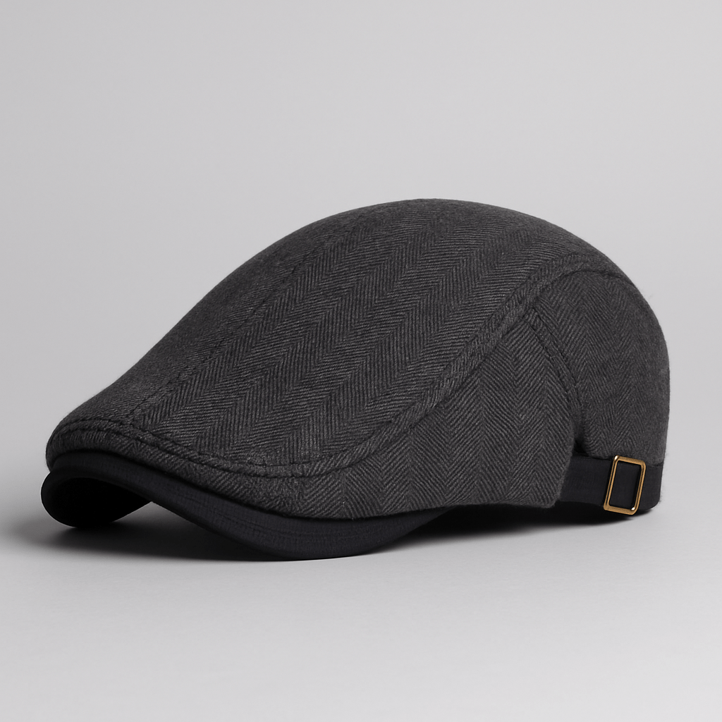 Casquette Beret Hiver Homme Noir Noir