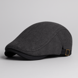 Casquette Beret Hiver Homme Noir Noir