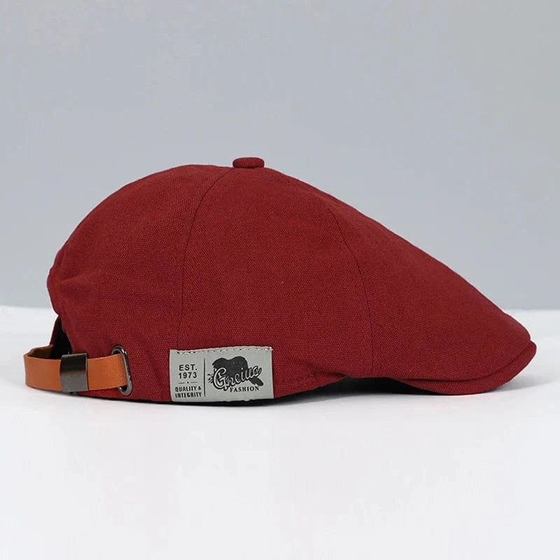 Casquette Beret Rouge Wine Red
