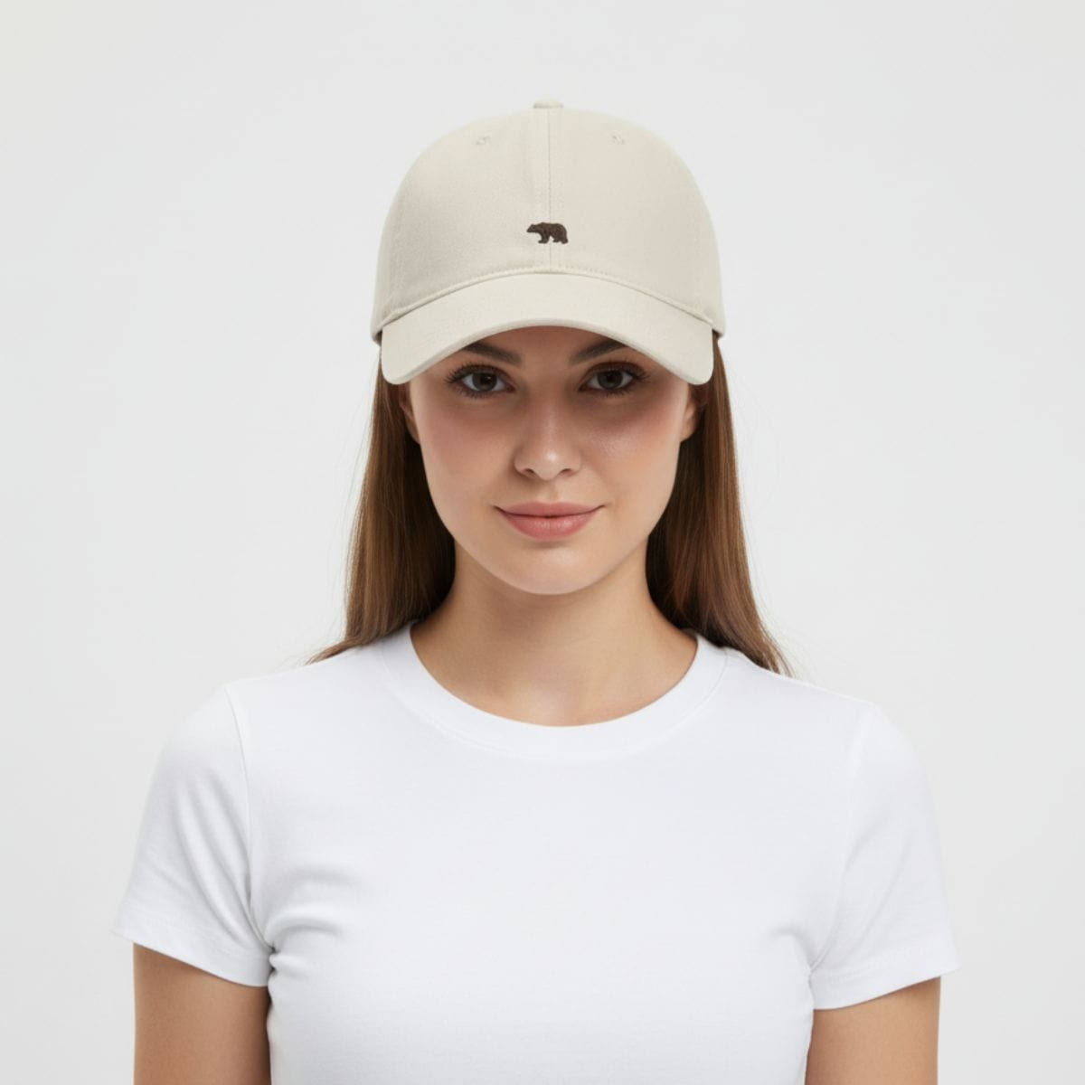 Casquette Blanche Élégante Été Femme Blanc