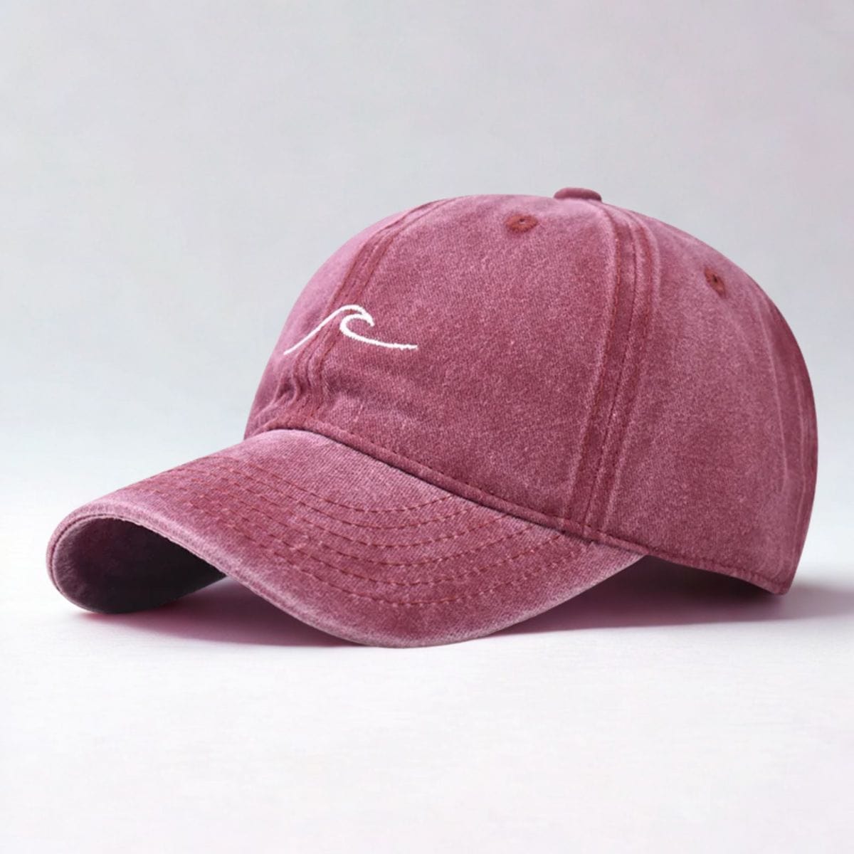 Casquette Femme Stylée Été Bordeau