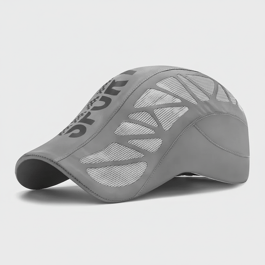 Casquette Homme Anti UV Running Gris Clair