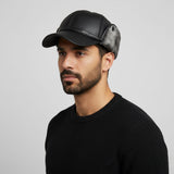Casquette Homme Hiver Cuir