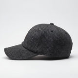 Casquette Homme Hiver Laine Gris Gris