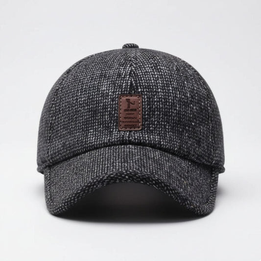 Casquette Homme Hiver Laine Gris Gris