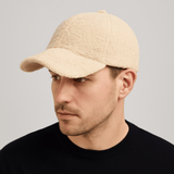 Casquette Homme Hiver Velours Beige