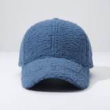 Casquette Homme Hiver Velours Bleu