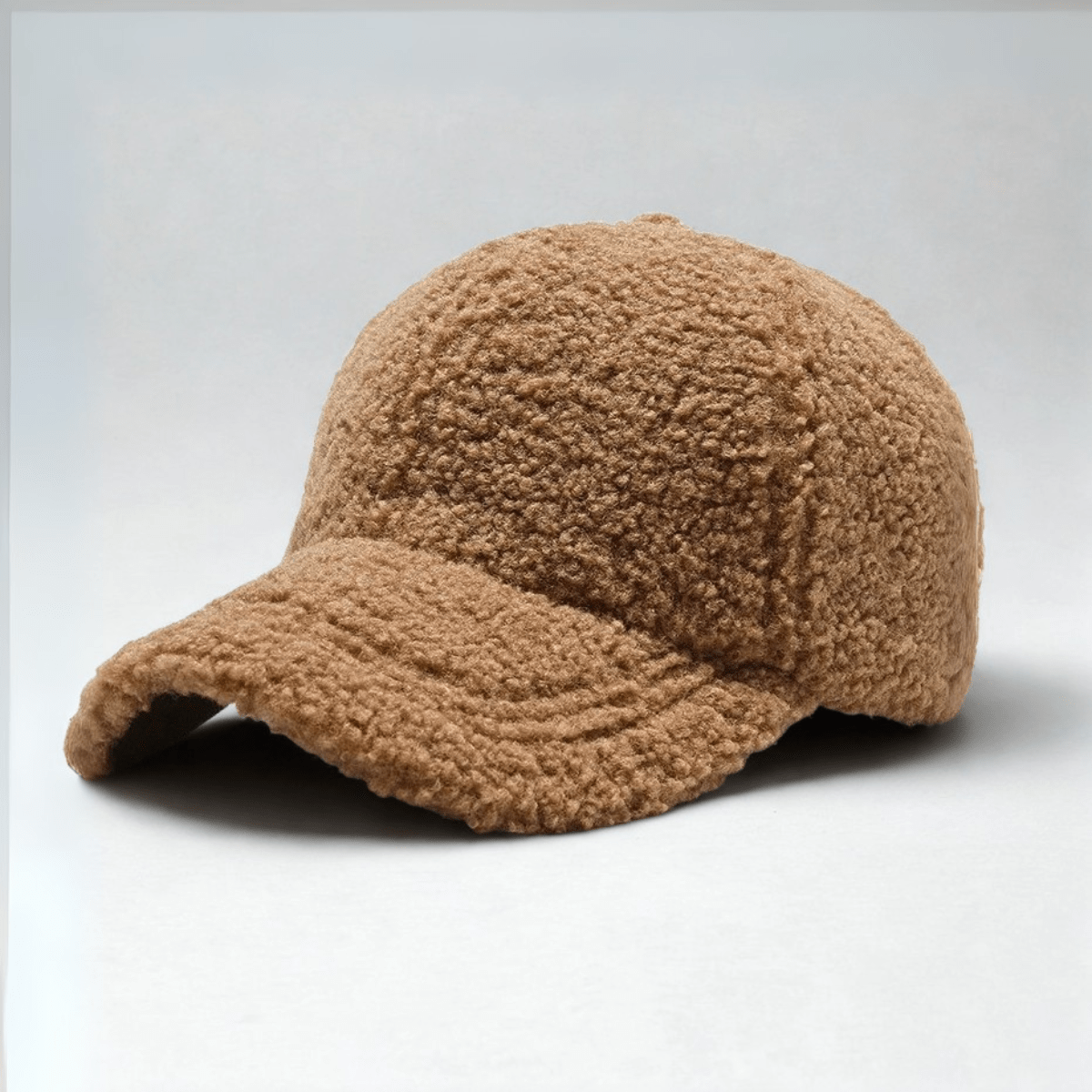 Casquette Homme Hiver Velours Kaki