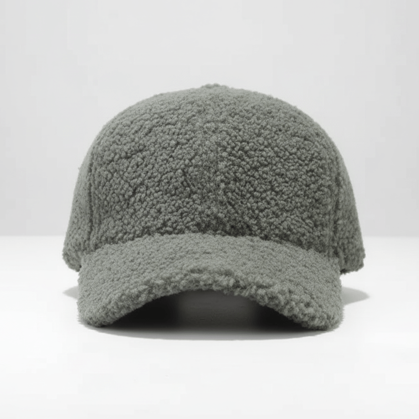 Casquette Homme Hiver Velours Vert