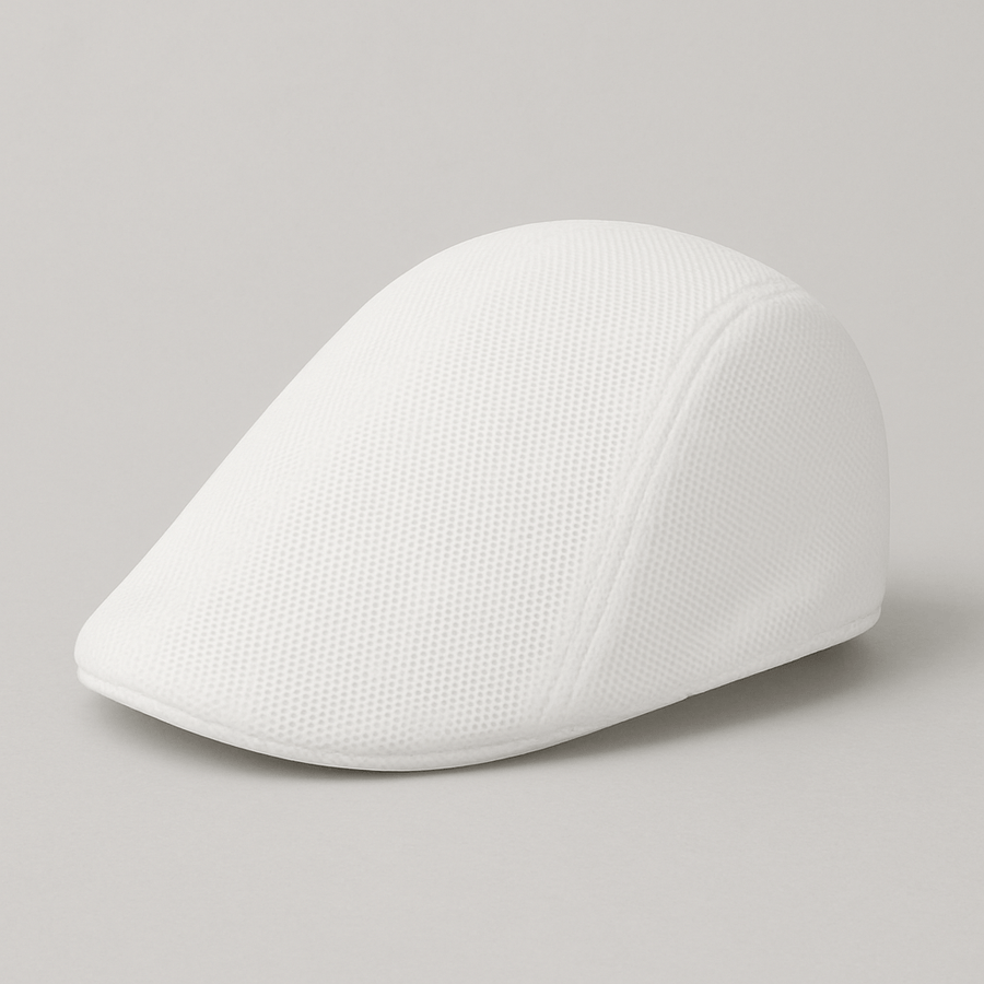 Casquette Plate Blanche Homme Blanc