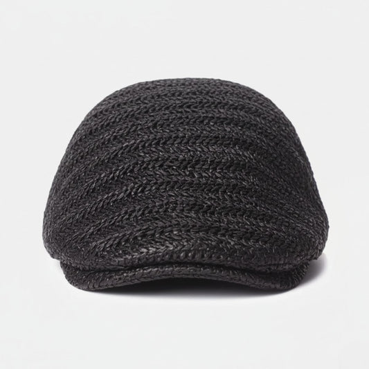 Casquette Plate Femme Été Noir