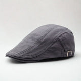 Casquette Plate Grise Homme Gris