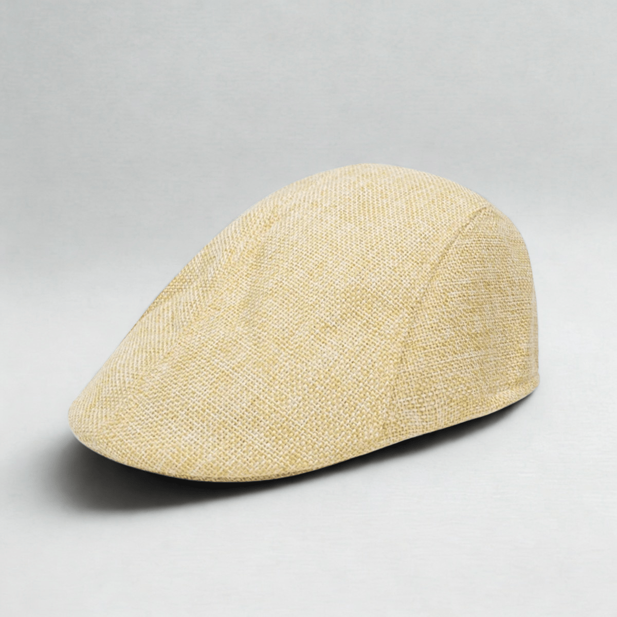 Casquette Plate Homme Éte Beige