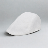 Casquette Plate Homme Éte Blanc