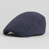 Casquette Plate Homme Hiver Bleu Marine