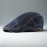 Casquette Plate Homme Jean Bleu Marine
