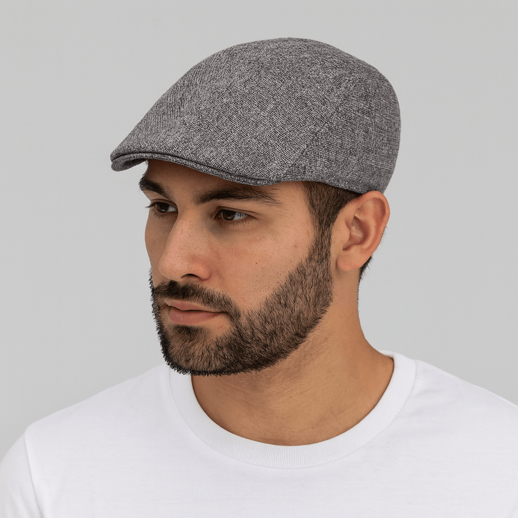 Casquette Plate Homme Lin