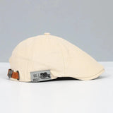 Casquette Plate Homme Moderne Beige