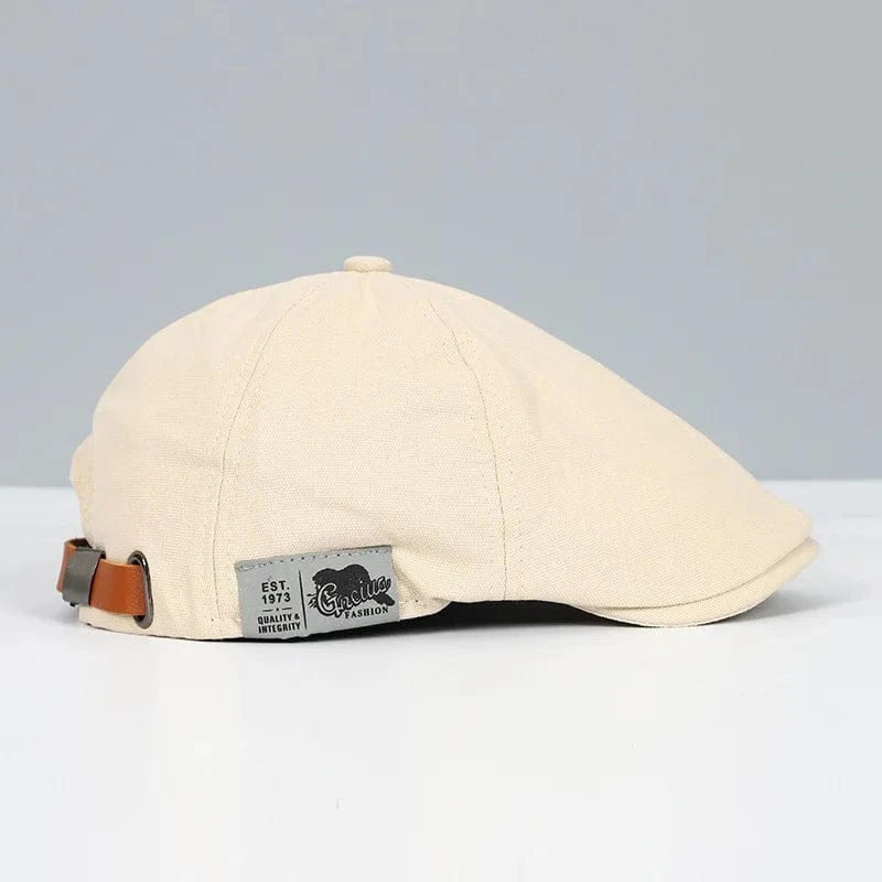 Casquette Plate Homme Moderne Beige