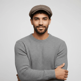 Casquette Plate Homme Tendance Maron