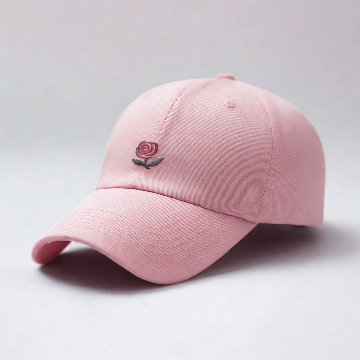 Casquette Rose Fleur Homme Rose