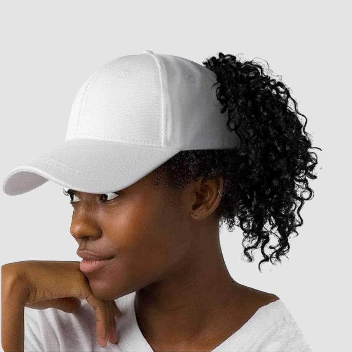 Casquette Run Femme Blanc