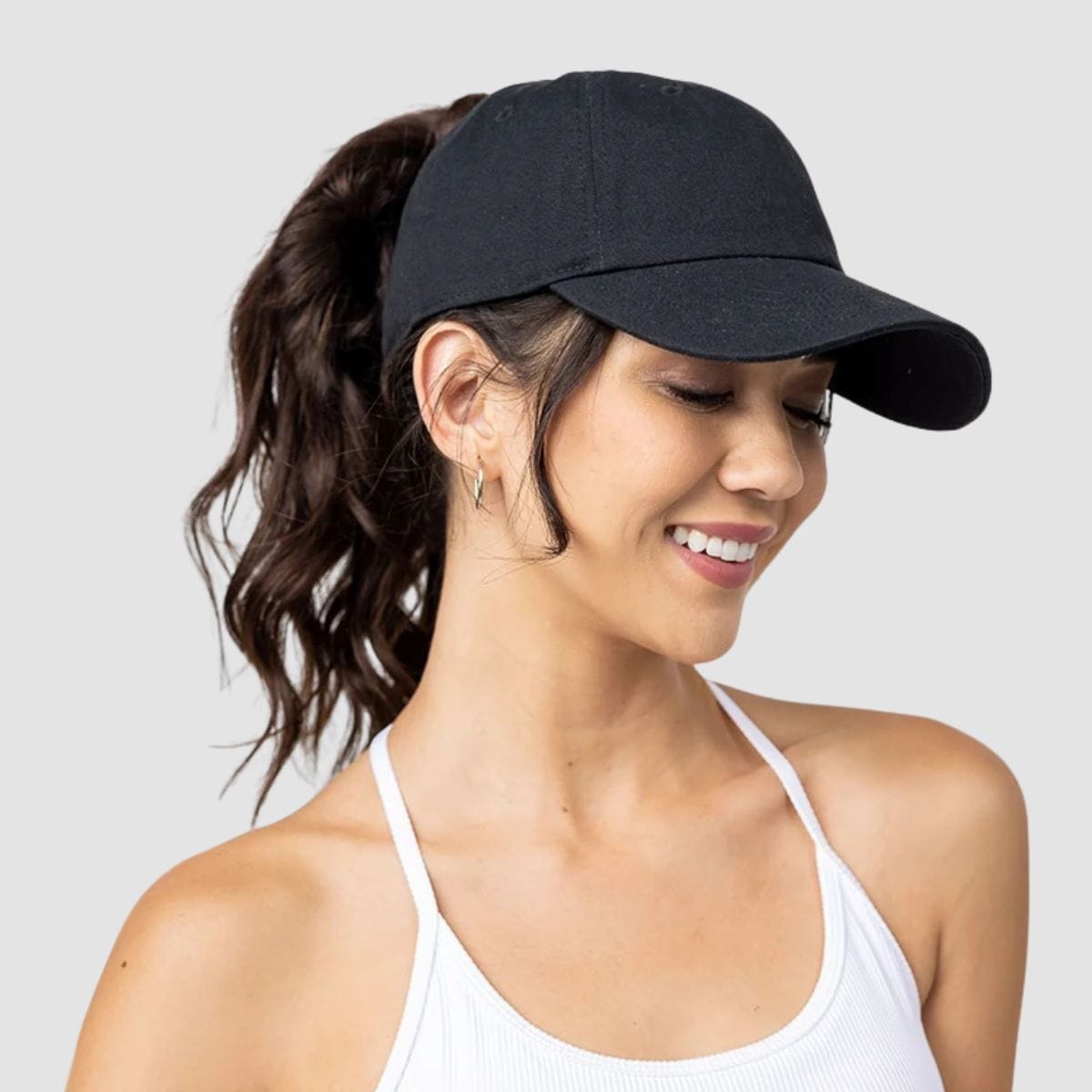 Casquette Run Femme Noir