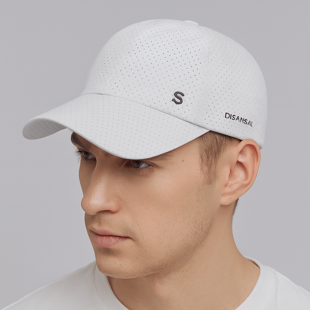 Casquette Running Homme Blanche Blanc