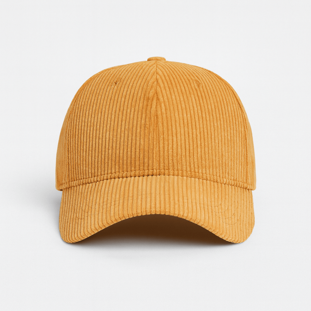 Casquette Velour Cotelé Femme Camel