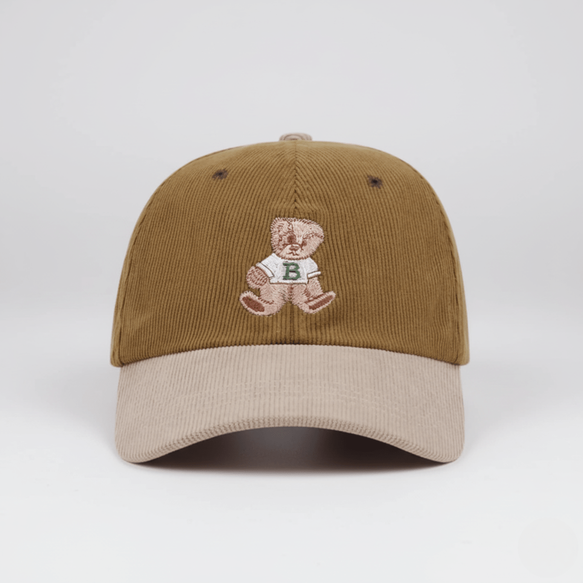Casquette Velours Côtelé Homme Marron Kaki