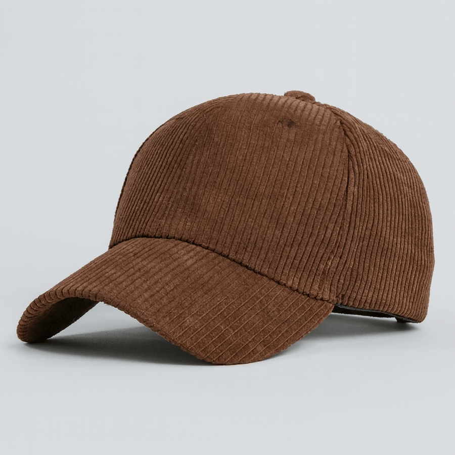 Casquette Velours Marron Homme Marron