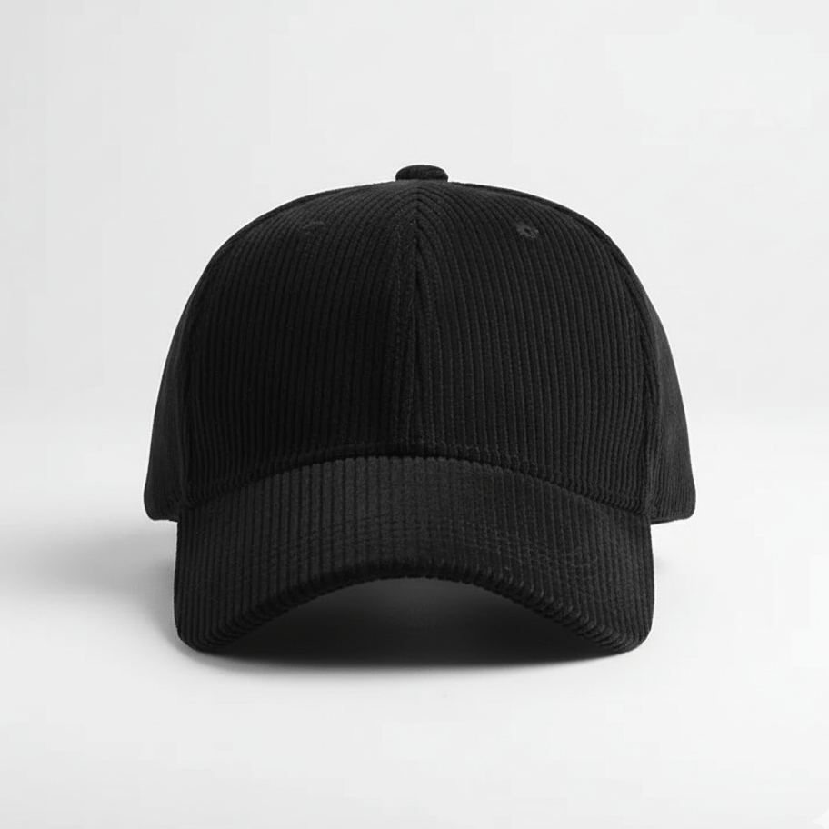 Casquette Velours Noir Homme Noir