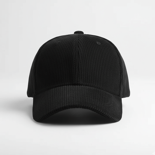 Casquette Velours Noir Homme Noir