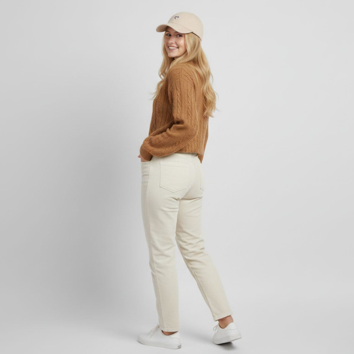 Casquette Beige Femme Hiver