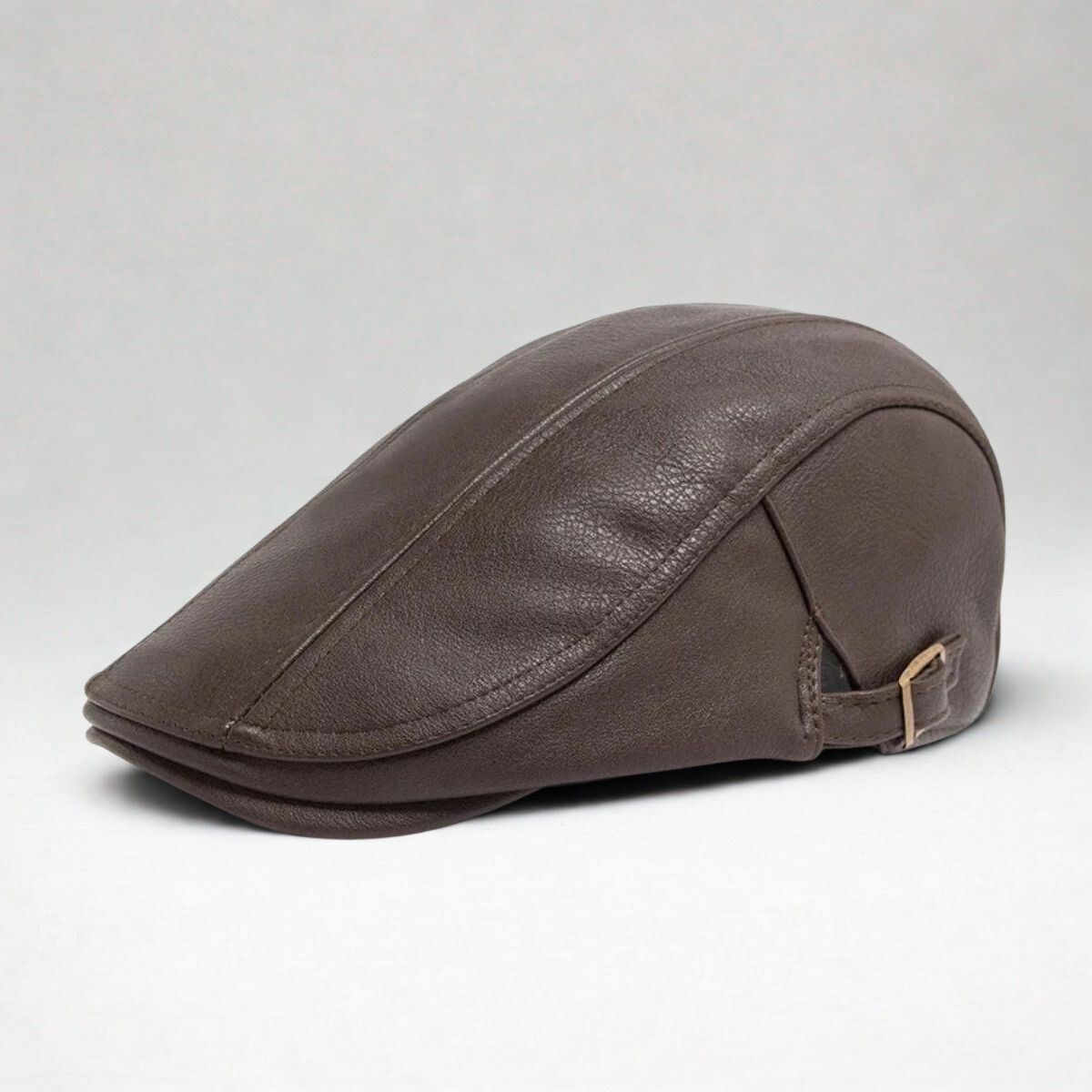 Beret Casquette Cuir