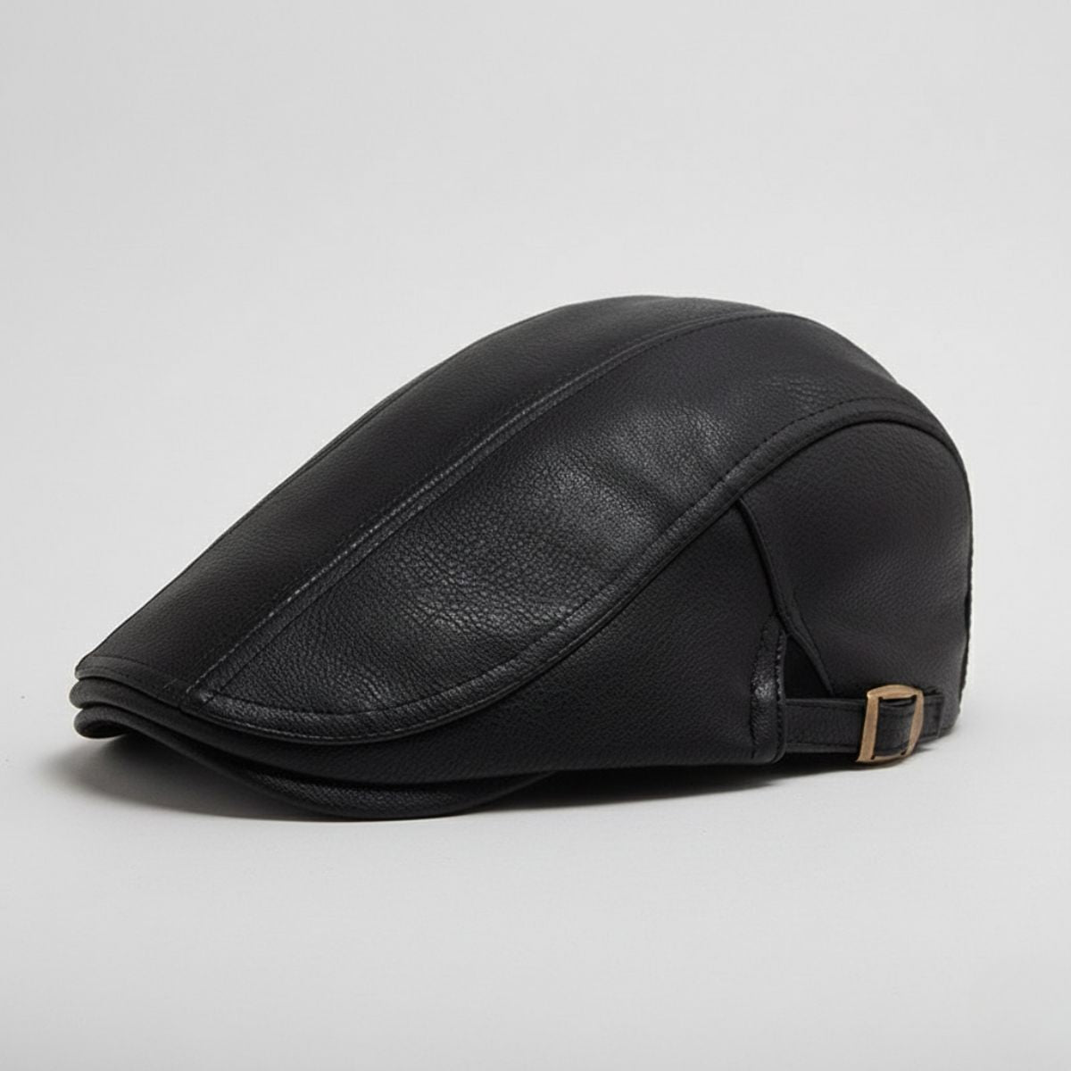 Beret Casquette Cuir