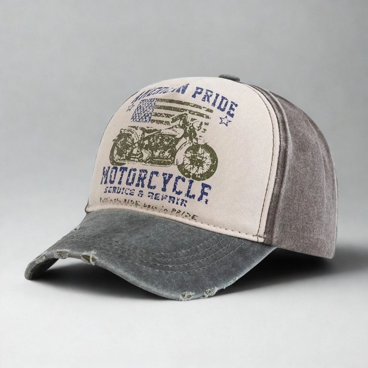 Casquette Moto Vintage