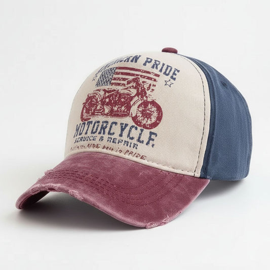 Casquette Moto Vintage